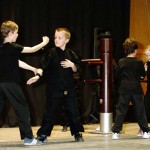 démonstration kung fu d'enfants