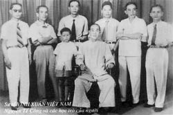 Maître Nguyen Te Cong et ses élèves